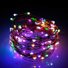 Albrillo bunt LED Lichterkette Batterie 10M 100leds