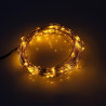 Ryham Batteriebetriebene Kupferdraht LED Lichterkette 5M gelb